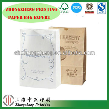 brownies/ cupcake/ muffin paper bag,kraft paper bag printing