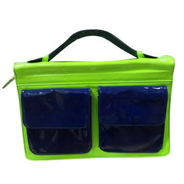 Shiny PU Women's Handbag, Chic Designs