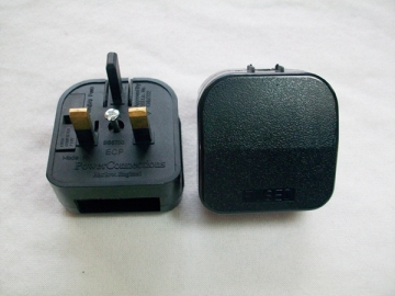 Fixed Type G Power UK BS 5733 Travel Plug Adapter