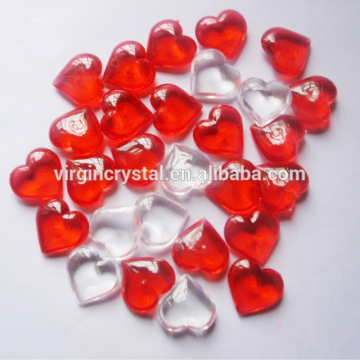 Acrylic heart shape Confetti Wedding Party Table Scatters Crystal Decorations