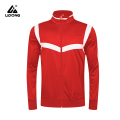 Vestes sportives pour hommes de sports rouges personnalisés en gros