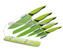 kitchenware knife set with pp handle