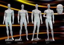 Glossy Mannequin male mannequin dummy fiberglass male mannequin suit dress