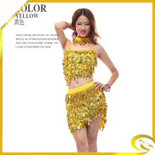 New ideas sequins adult latin dancewear/Fashion sleeveless women latin dancewear/China factory adult latin dancewear