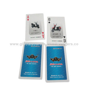 Paper Playing Cards with Customized Printing and Promotional Design, Ideal for Promotions