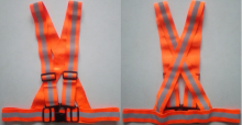 5cm orange reflecting safety elastic belt