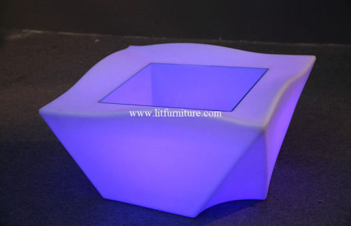 Lightweight Led Tea Table / Led Bar Tables For Party Modern Bar Counters