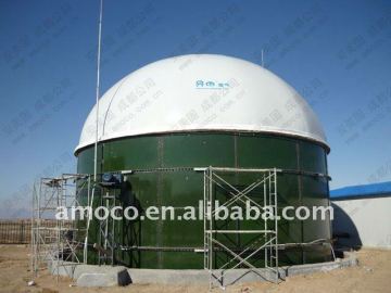 Bio methane gas holder on biogas digester