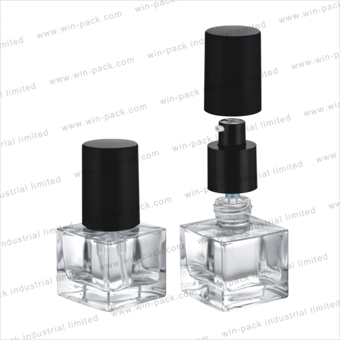 Winpack Hot Product Clear Foundation Glass Bottle with Press Pump 30ml