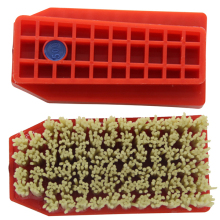 Strong Diamond Abrasive Brush for Auto Polishing and Stone Finishing: Fickert Antique Rectangle Brushes