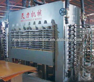 Melamine lamination hot pressing machine