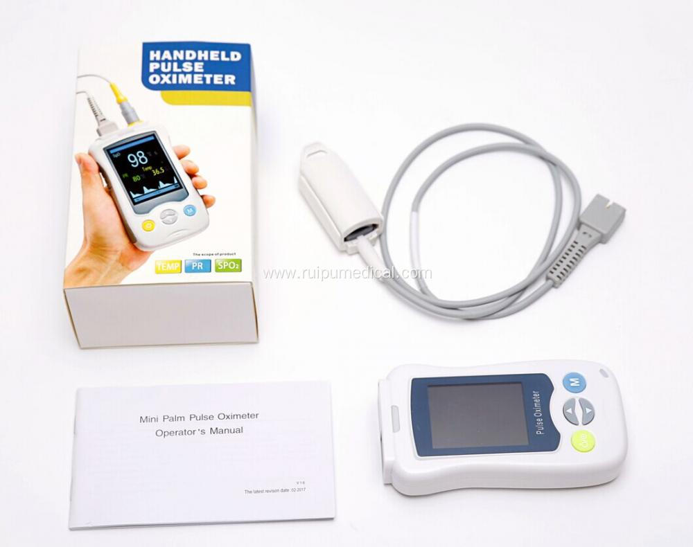 Hand held pulse oximeter