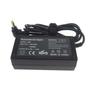 19V 3.16A 60W bärbar nätadapter batteriladdare