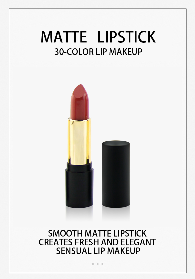 OEM factory Smooth Matte 30 colors customize private label waterproof Long Lasting Smooth matte lipstick