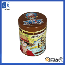 Round Metal Tin Containers With Inner Lid