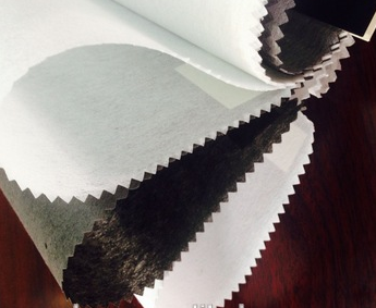 shoes interlining white color/woven fusible interlining