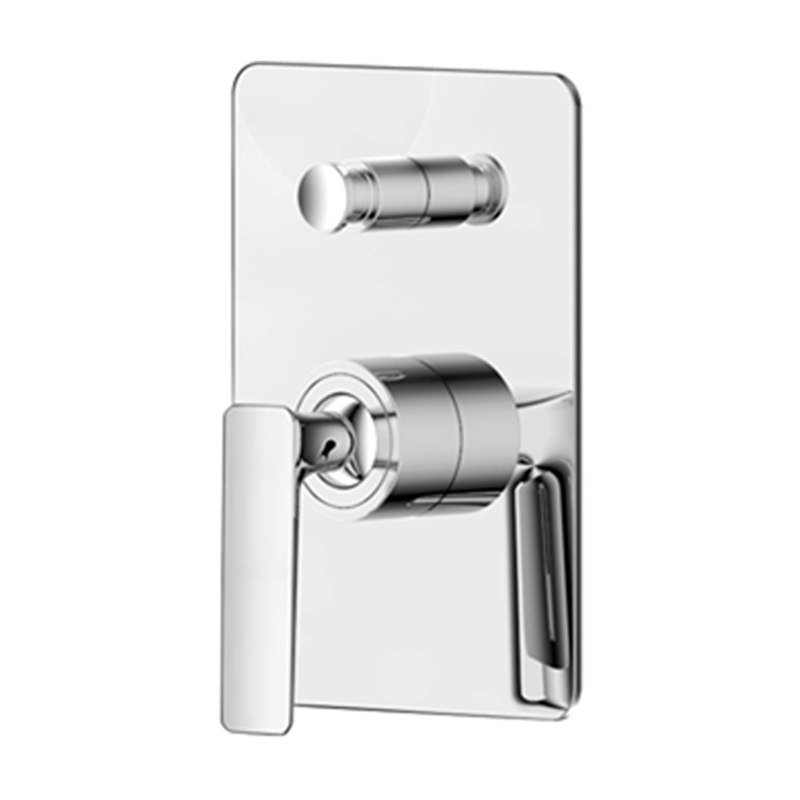 Bathroom wall mounted bath and shower faucets