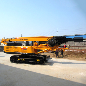 Drive pile auger turner machine