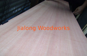 Red Okoume Quarter Cut Veneer For Flooring And Door