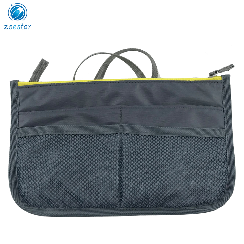 Travel Storage Bag Storage Tote Clutch Insert Organizer In Bag