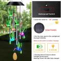 Hummingbird Solar Wind Chimes for Outside