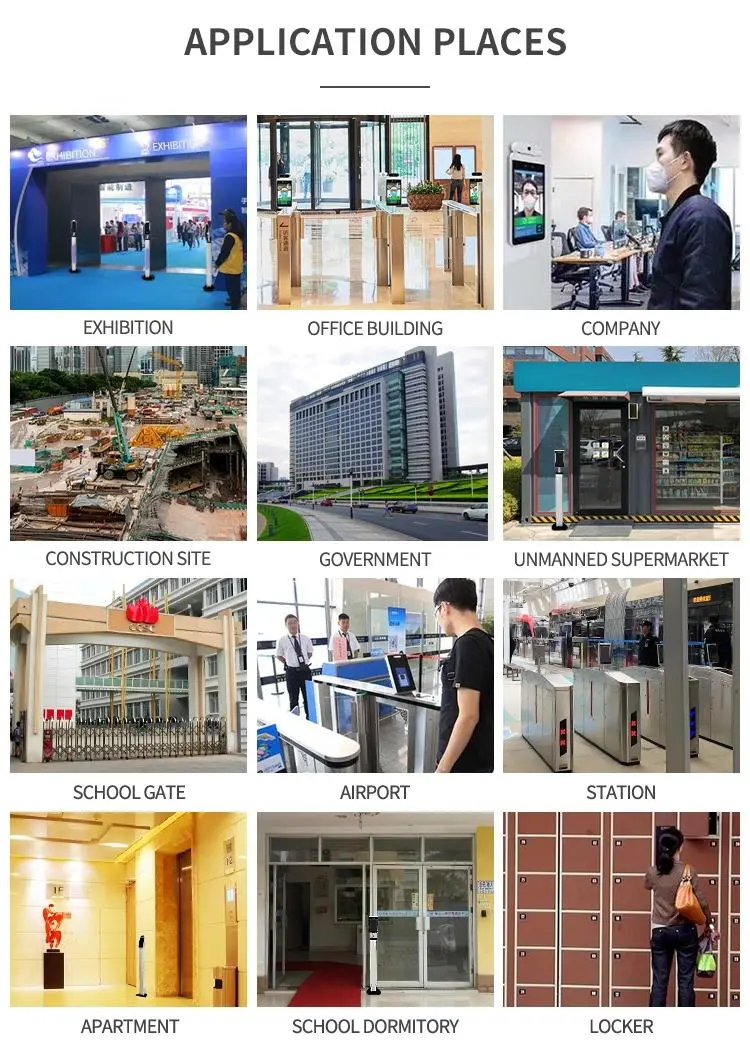 Intelligent Face Recognition Access Control Attendance System with Face Recognition Column