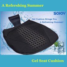 2016 New Fashion Black Mesh Fabric Breathable Gel Wheelchair Cushion For Summer