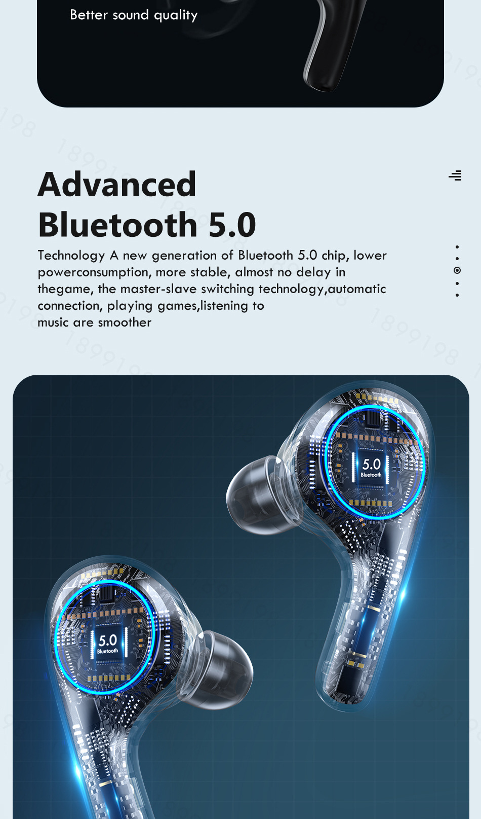 Bluetooth Wireless Earbuds Headset