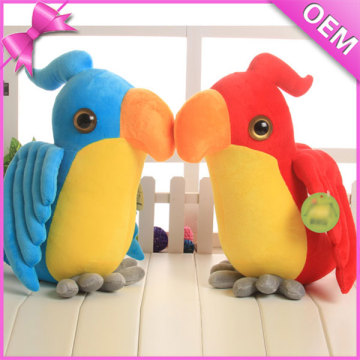 Lovely reallike colourful stuffed parrot toys,parrot plush toy