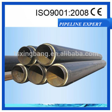 yellow jacket spiral steel pipe polyurethane insulation