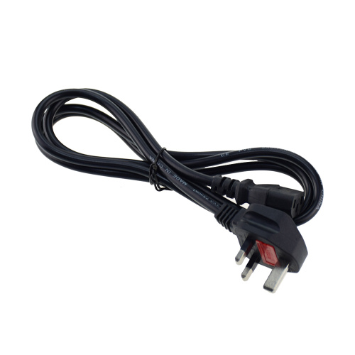 BS1363 IEC 60320 C13 UK Kabel zasilający prądu przemiennego