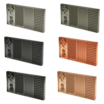 Customizable Brass Ice Board Logo Mold for Family Gathering DIY Ice Cubes