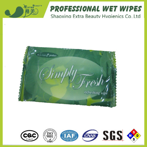 Custom Pouch Antibacterial Refreshing Wet Wipes