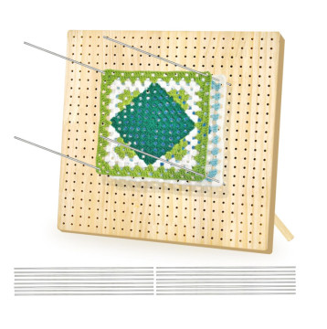 DIY Crochet Blocking Board for Granny Squares