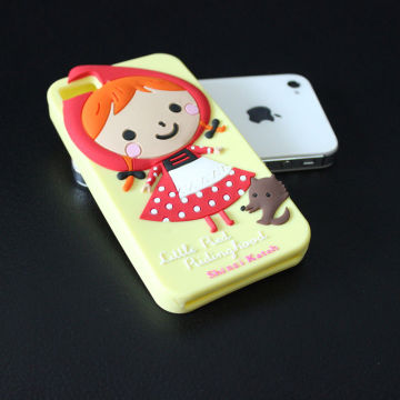 Customize 3d Iphone5 Silicone Phone Cases , Mobile Phone Protector Cover