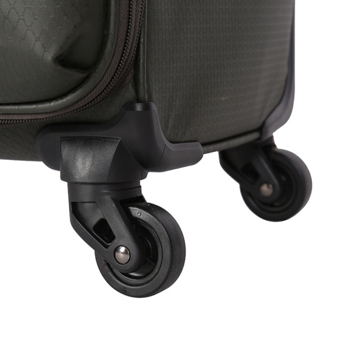 Fabric Polyester Trolley  Suitcase Wheeled Fabric Luggage