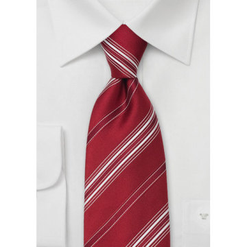 Red Striped Silk Ties