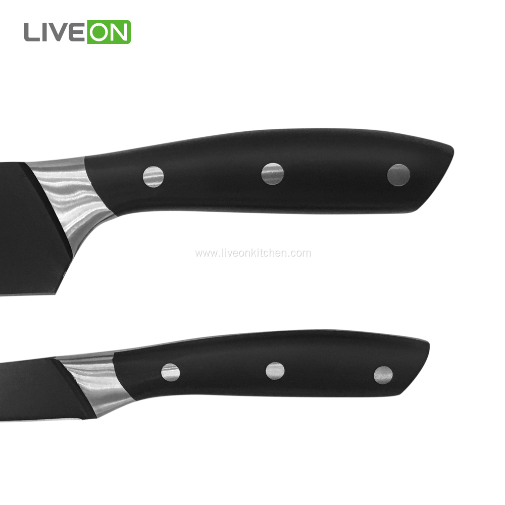 2 pcs Black Oxide Blade Knife Set