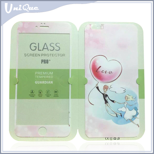 Fancy color tempered glass screen protector for iphone 6s / 5,Small order for iphone 6s mobile accessories