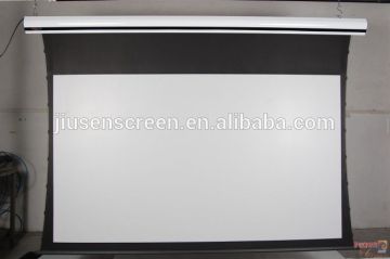 Tab Tension Projection Screen with wireless remote control