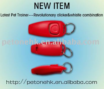 Dog Training Whistle&Clicker Combination