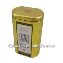 empty Chinese Black tea Tin Can
