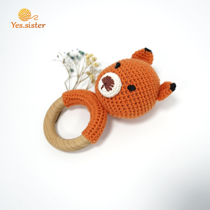 Crochet Fox Teether