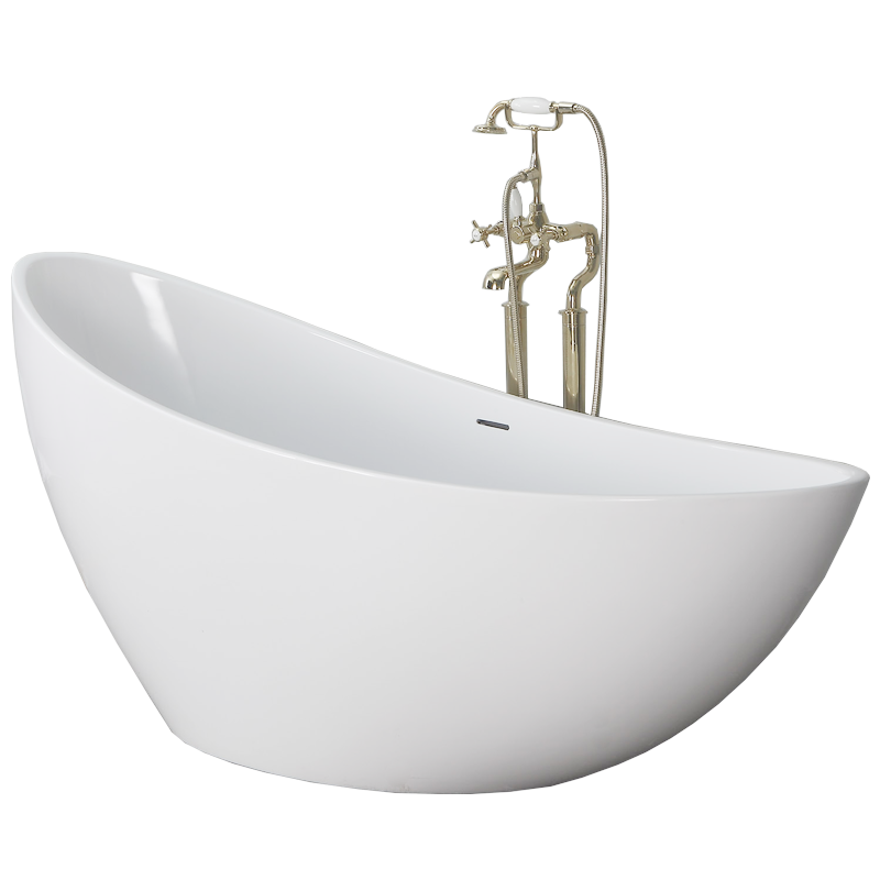 SL9107 German design elegant colourful acrylic one piece freestanding bathtub