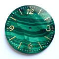 Green Peacock Gemstone Watch Dial