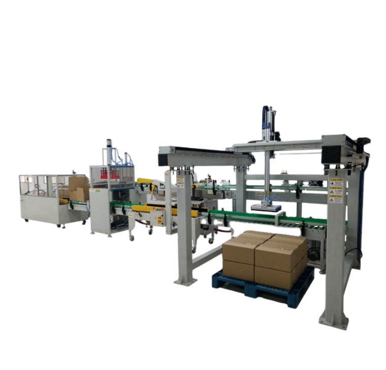 Commercial Palletizer Robots High Safety Level-Sustainable Stainless Steel Carbon New Wrapping Machines Farms Chemical Plastic