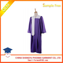 High quality purple Wholesale Matte Economy Choir Robes