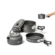 Portable Lightweight Camping Cookware Kit - MOBI GARDEN