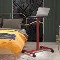 Adjustable Height Laptop Stand Overbed Table with Wheels