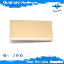 Light gold fashion metal brand logo label